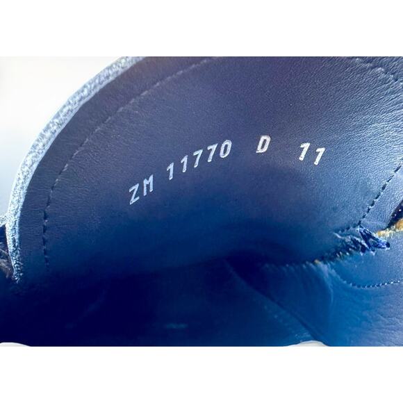 Ferragamo Navy Leather Gancini Loafers – NWOT, Gunmetal Bit, Italian Classic - Picture 8 of 16